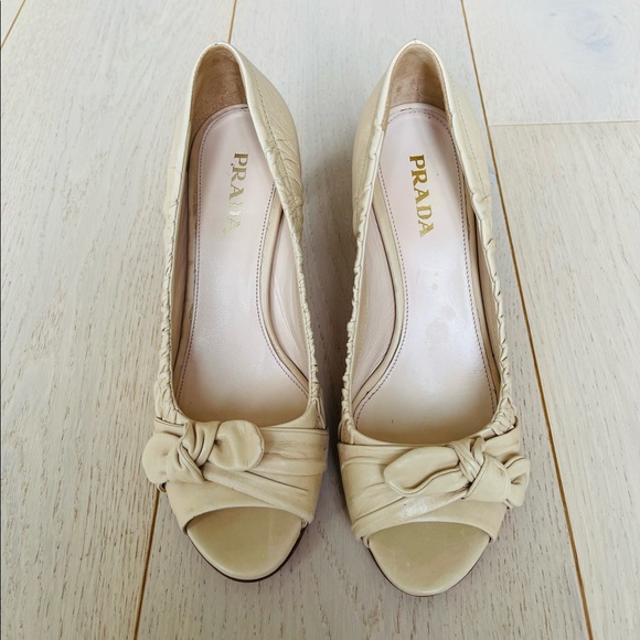 Prada leather shoes